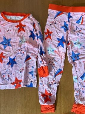 Little Sleepies Pink Stars & Stripes
